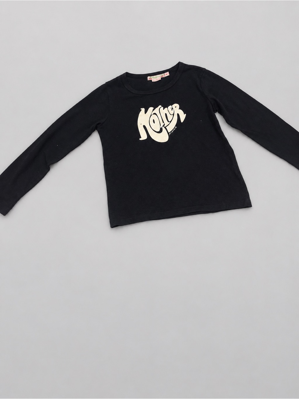 Bonpoint Long-Sleeve Tee with Cream Graphic